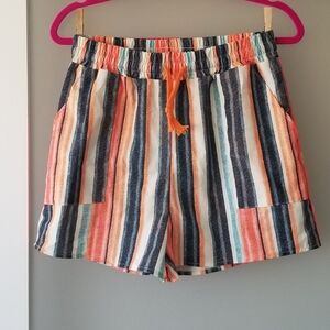 Women's Striped Shorts